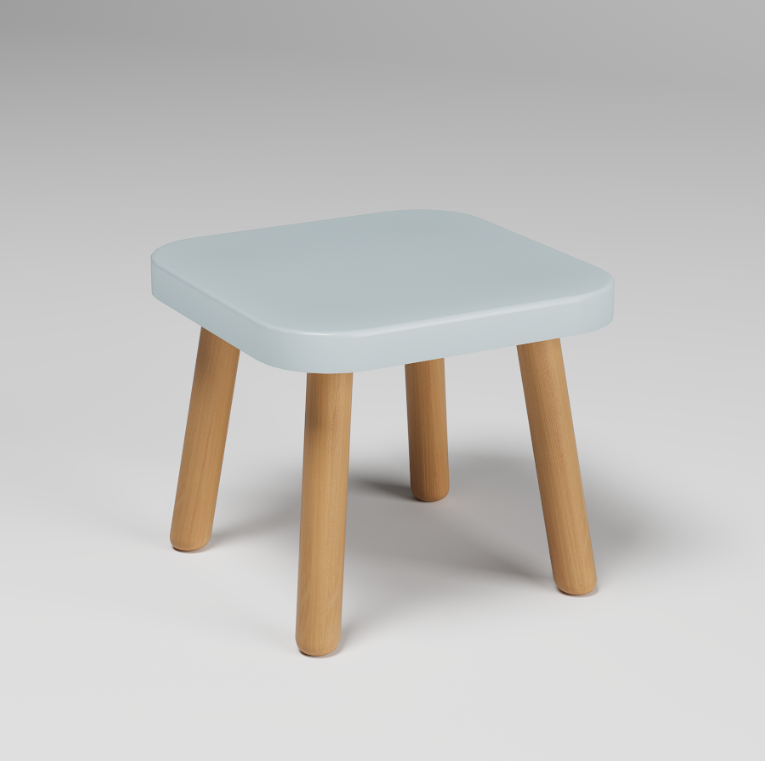 Aa - Simple Square Chair 3