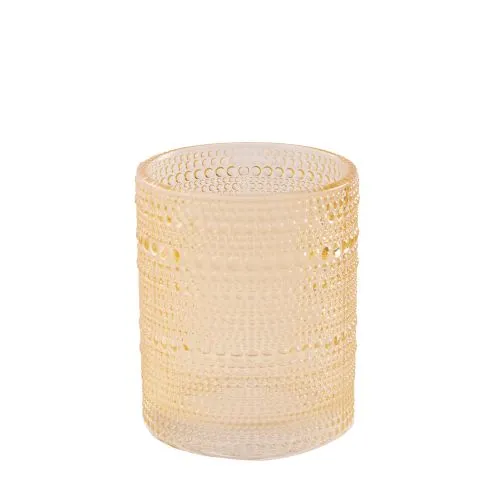 Textured Dotted Glass Jar 10