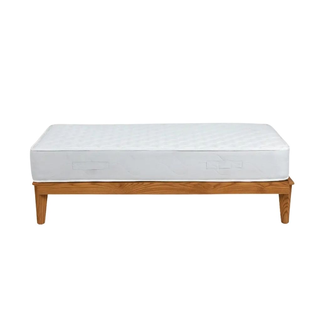 Kye Beech Wood Bed Base With Sleek Legs 25