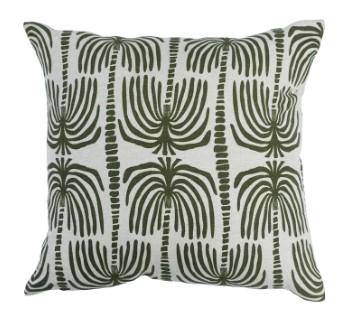 Nakheel Hand-Printed Linen Cushion 2