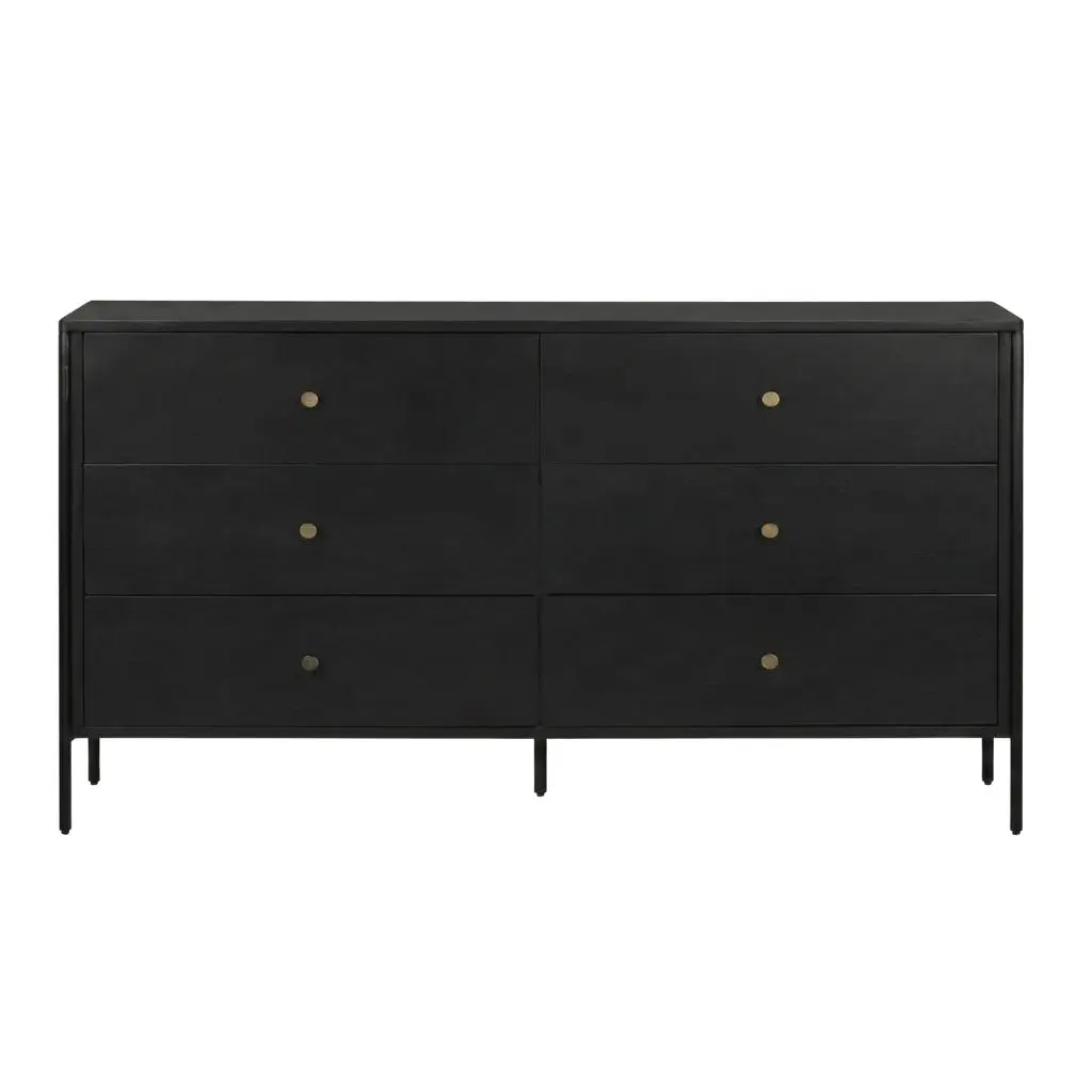 Le Noir Chest Of Drawers - Solid Oak Wood & Oak Veneer 3