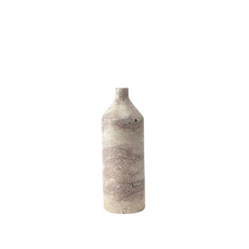 Short Neck Marble Vase Medium