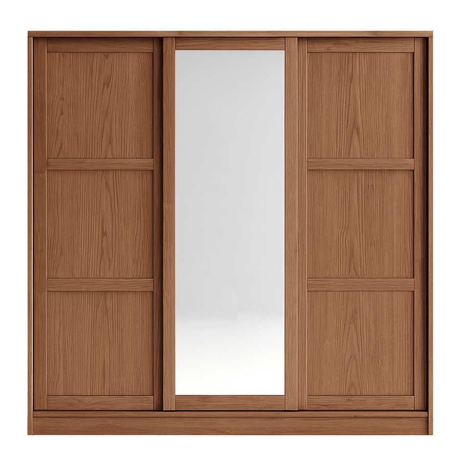 Barn Sliding Wardrobe With Mirror 27