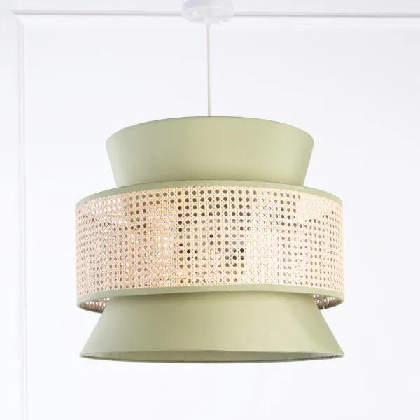 boho rattan pendant lamp BL19 2