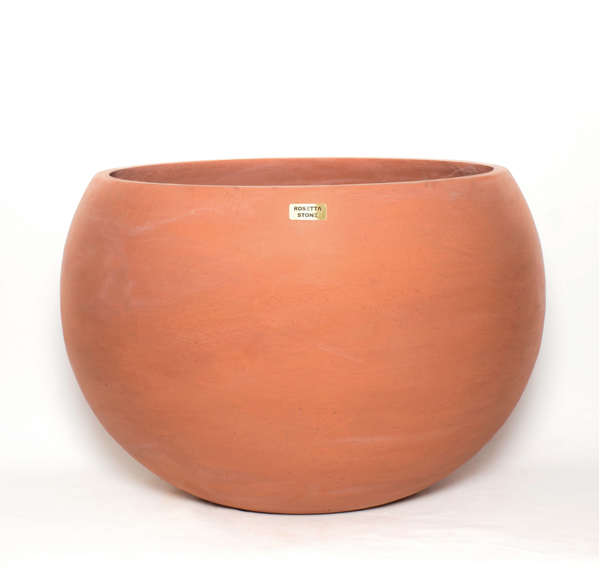 Tut Round Concrete Planter - Bold Color Pot with Sculptural Design 5