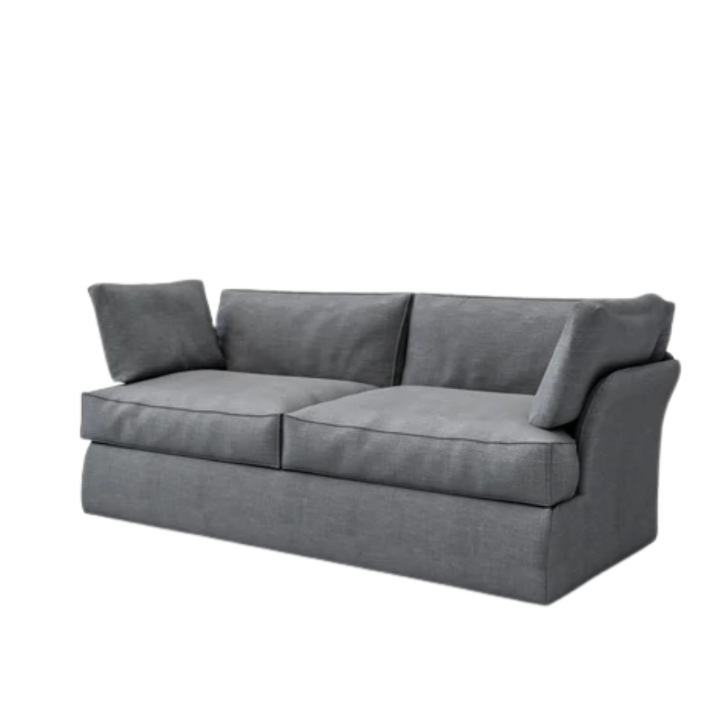 Plush 2 Seater Sofa With Beech Wood Frame