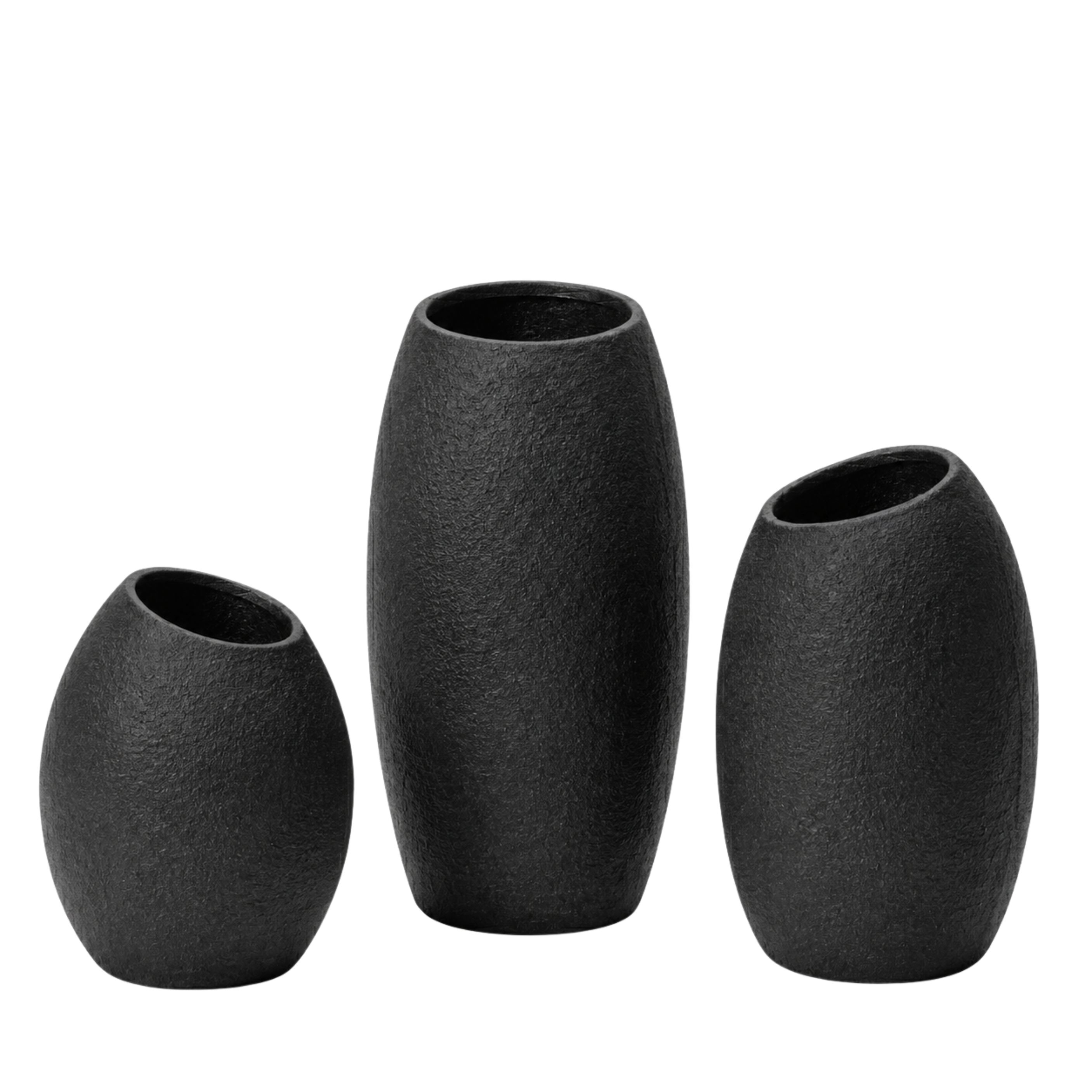 Edge Trio Fiberglass Planter Set
