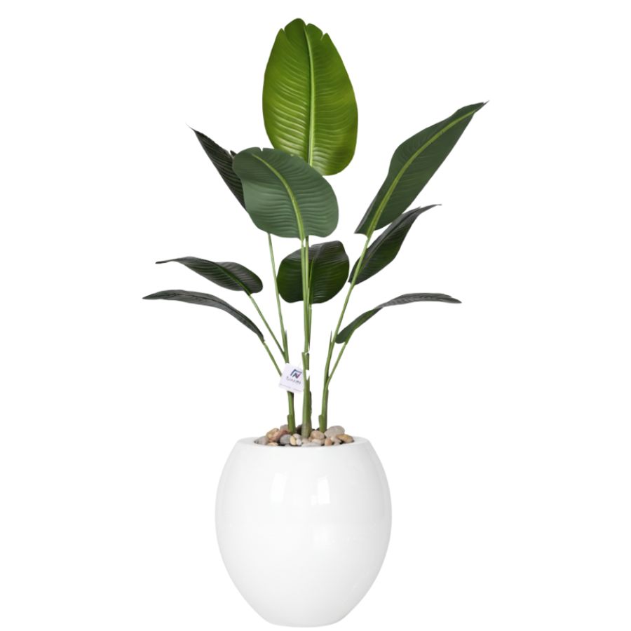 Artificial Bird of Paradise Tree With a Pula Pot