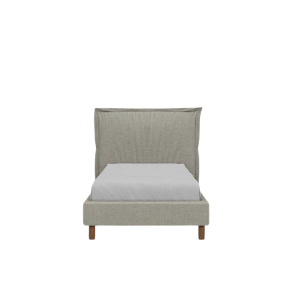 Haven Beech Wood Bed With Soft Upholstery 5