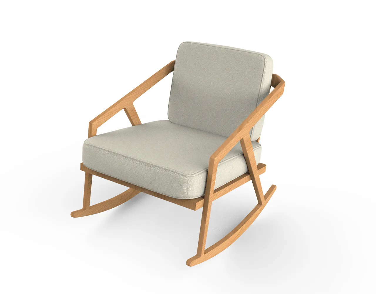 Wind Armchair – Wooden Rocking Chair