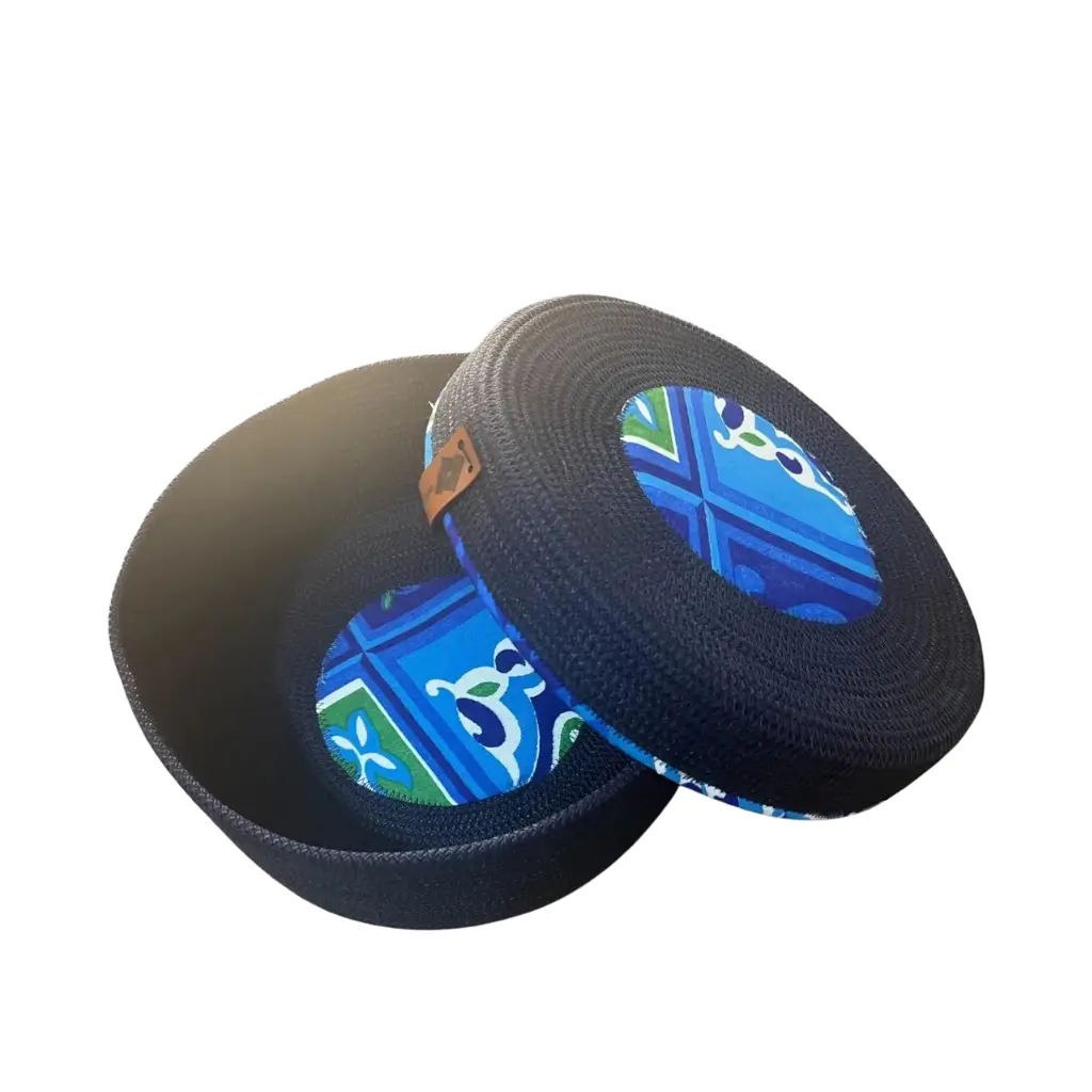 Ramadan Decorative Box – Blue Khayamiya