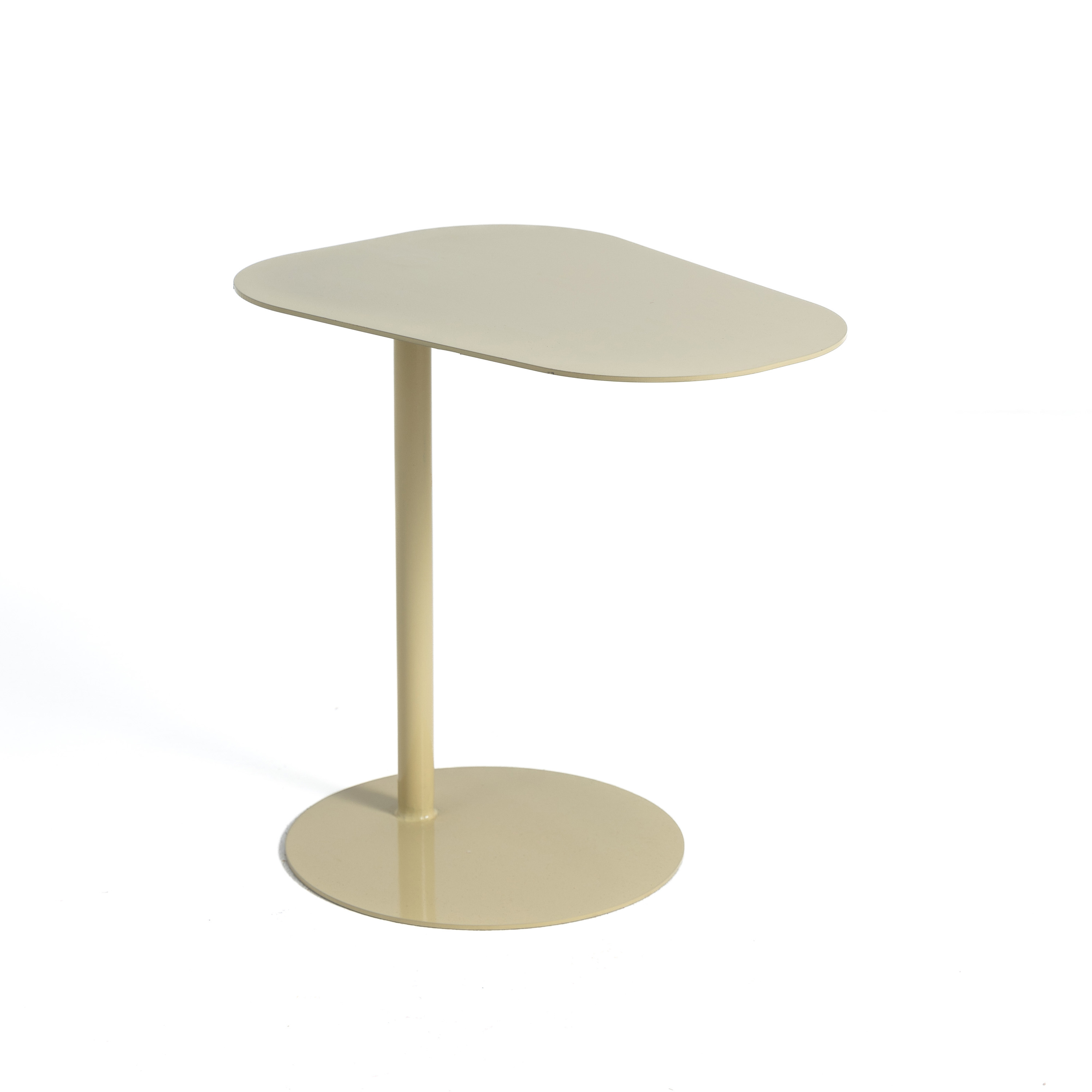 Darcie Steel Side Table – Sleek Lacquered Finish 4