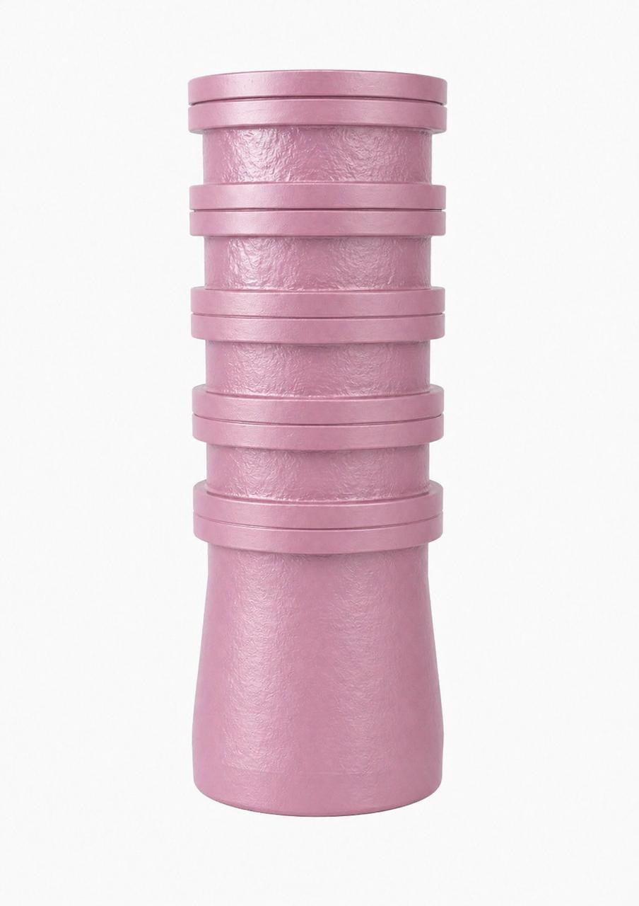 Top-Down Ribbed Vase