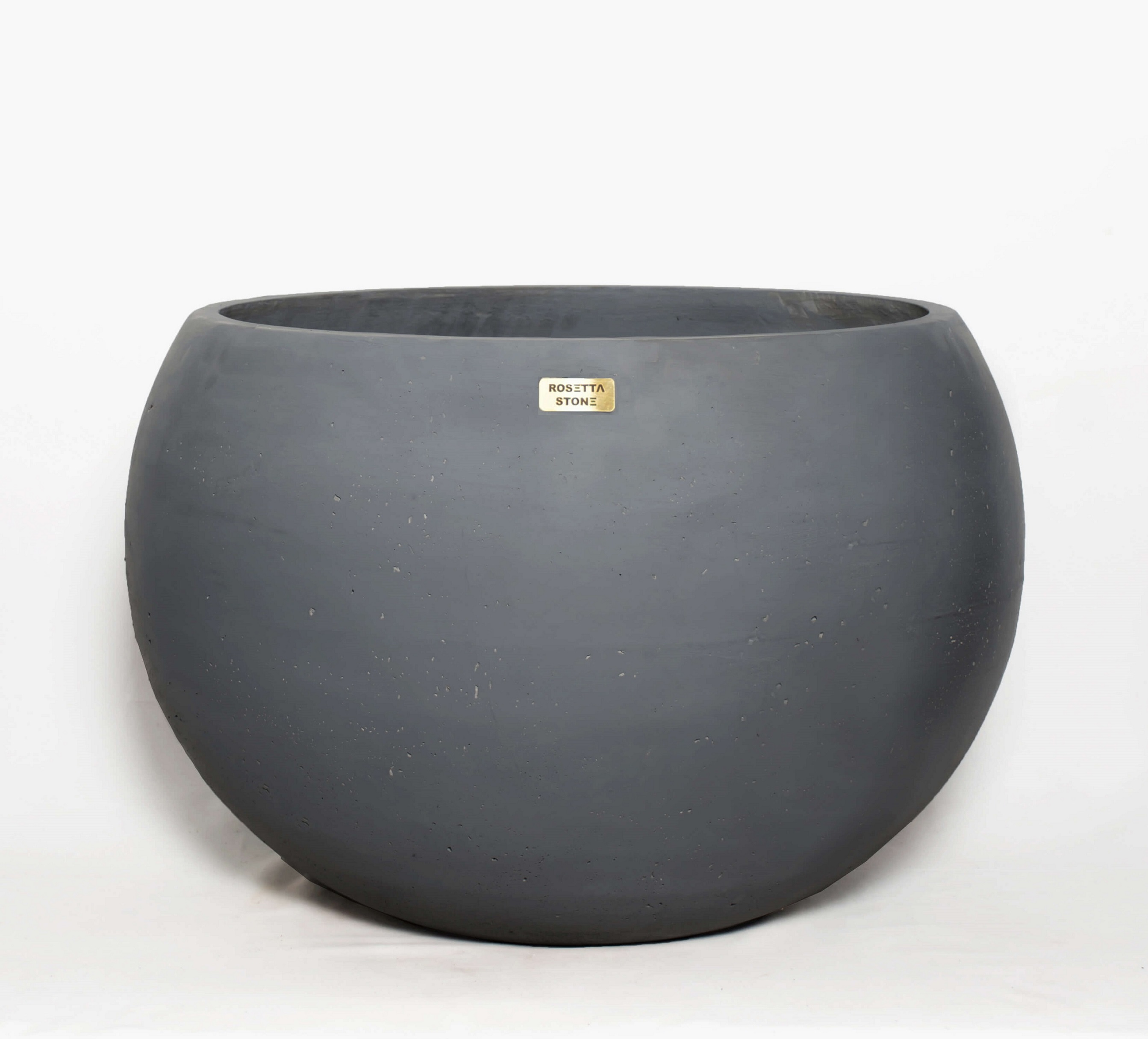 Tut Round Concrete Planter - Bold Color Pot with Sculptural Design 11