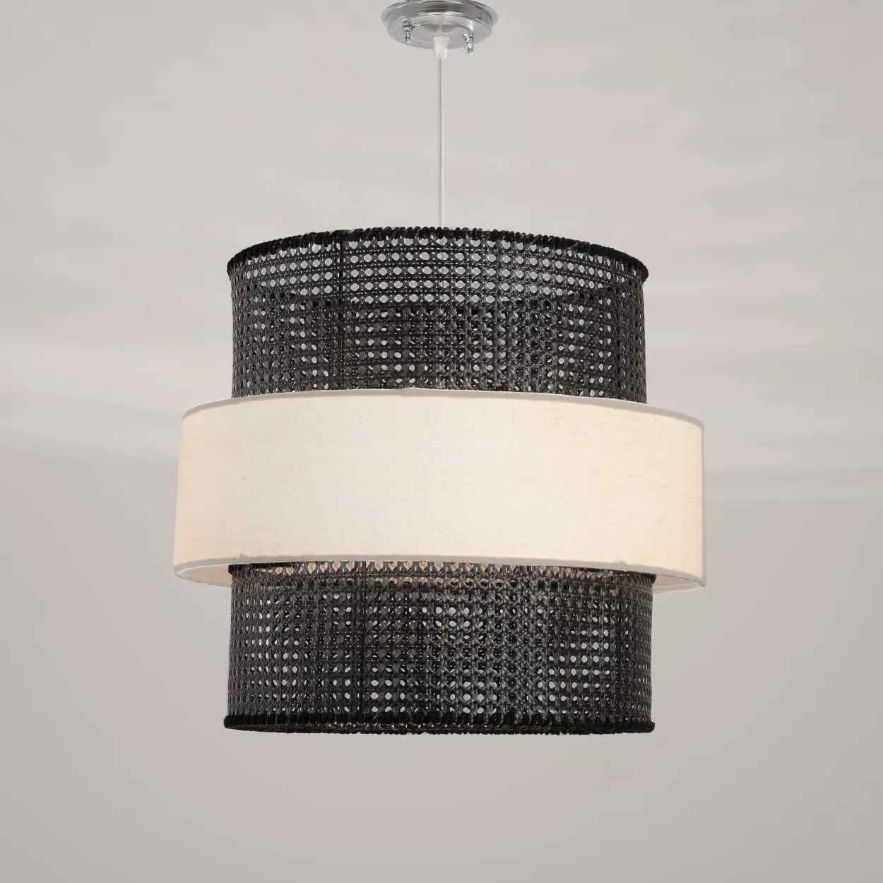 Boho Ceiling Lamp -Rattan