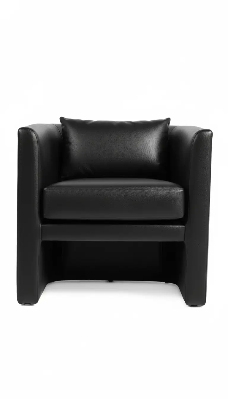 Barrel Upholstered Armchair 7