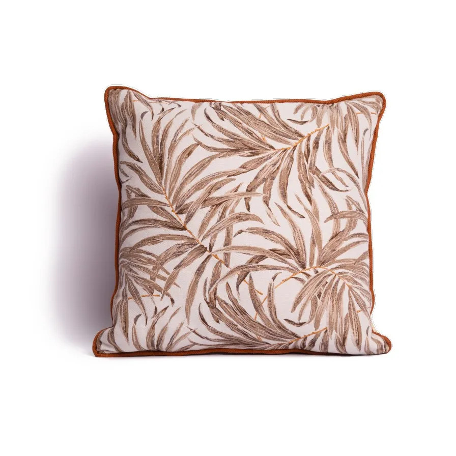 Le Honolulu Cushion (Orange x Brick)