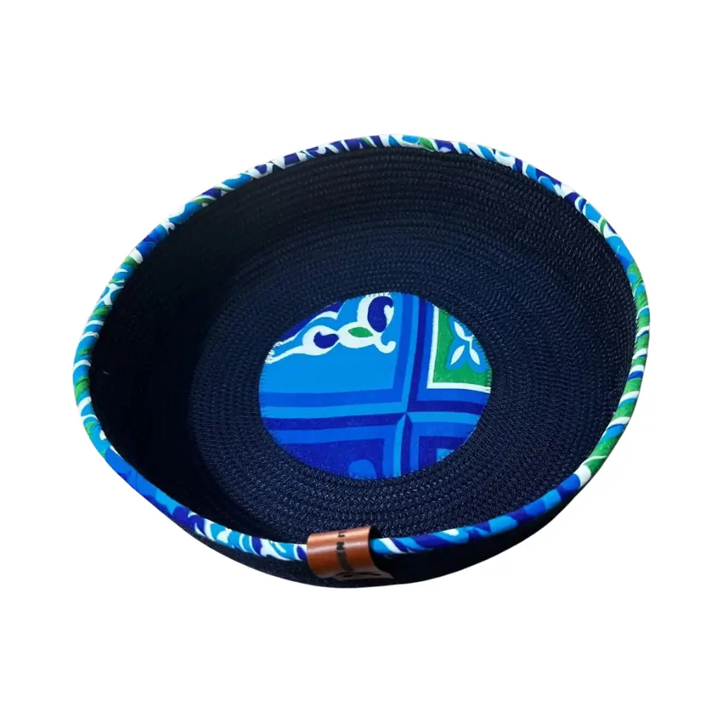 Ramadan Small Bread Basket Blue Khayamiya