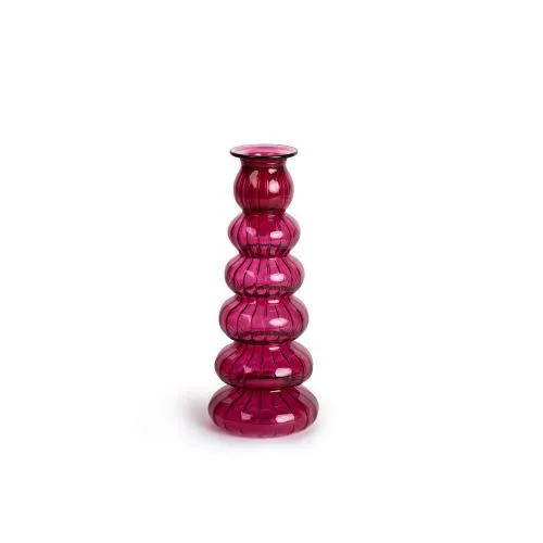 Dual Use Bubbles Glass - Candle Holder & Vase 7