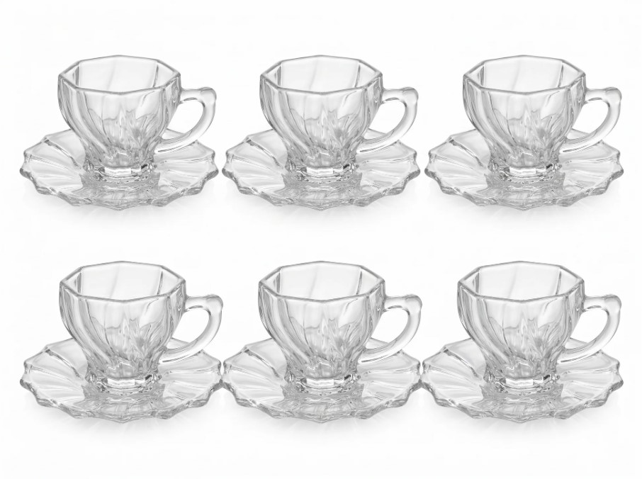 Coffee Glass with Plate