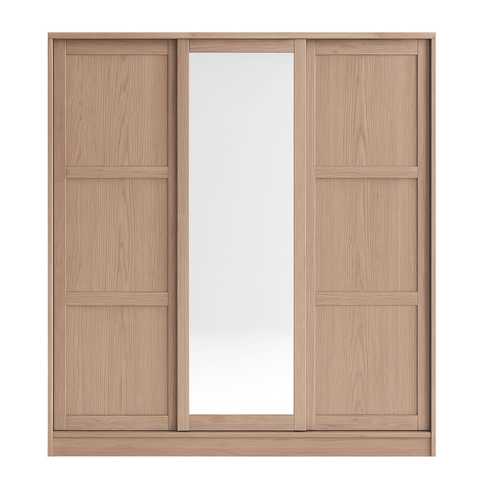 Barn Sliding Wardrobe With Mirror 21