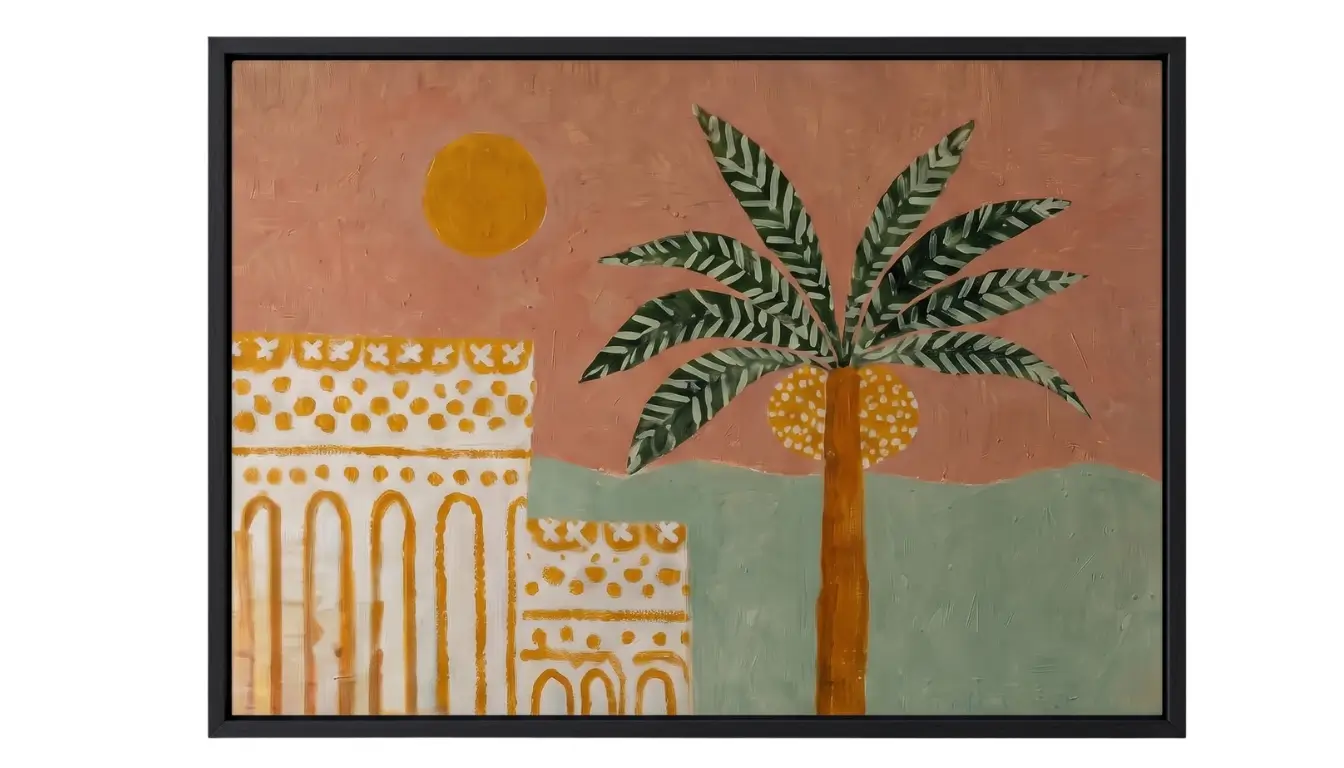 Sun Palm Wall Art
