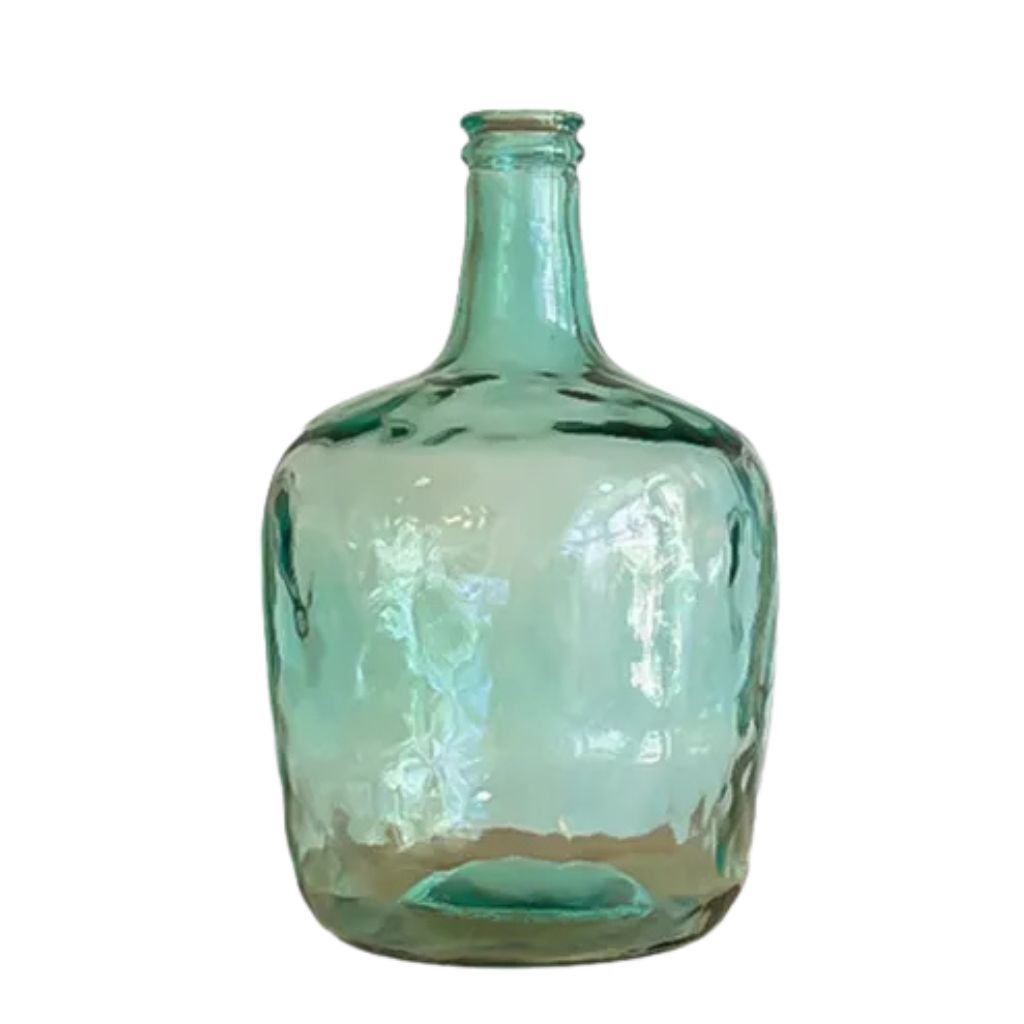 Classic Carafe Vase - Recycled Glass 4