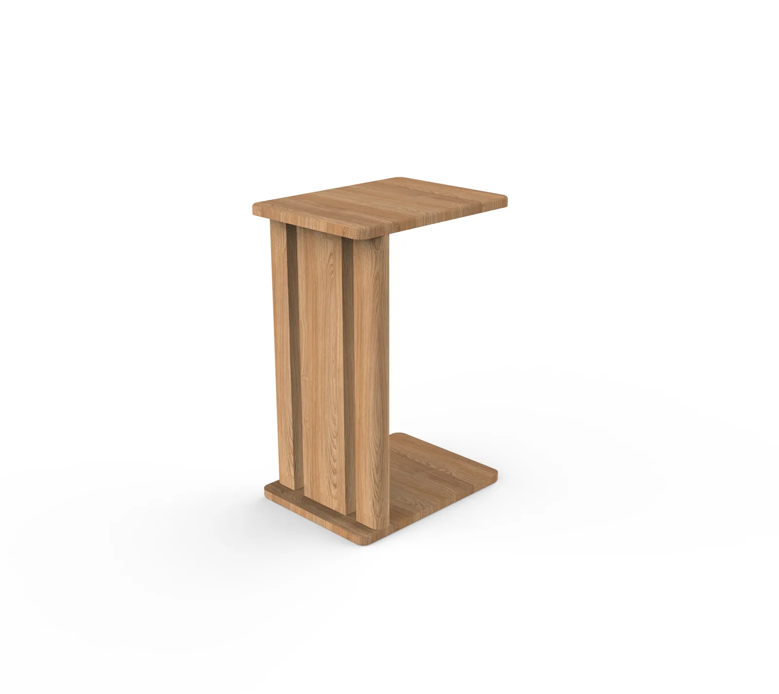 Shimmer C-Shaped Side Table