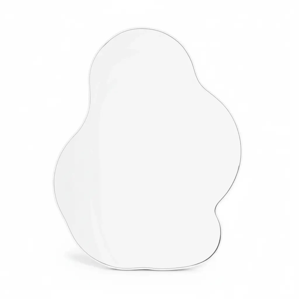 Becca Freeform Abstract Mirror – Unique Modern Home Accent 5