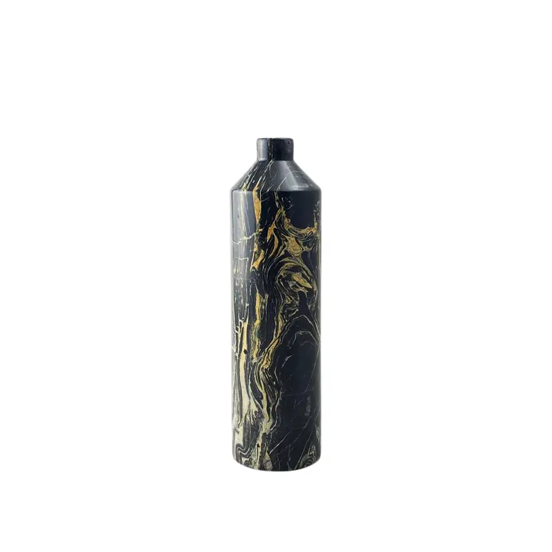 Short Neck Marble Vase Tall