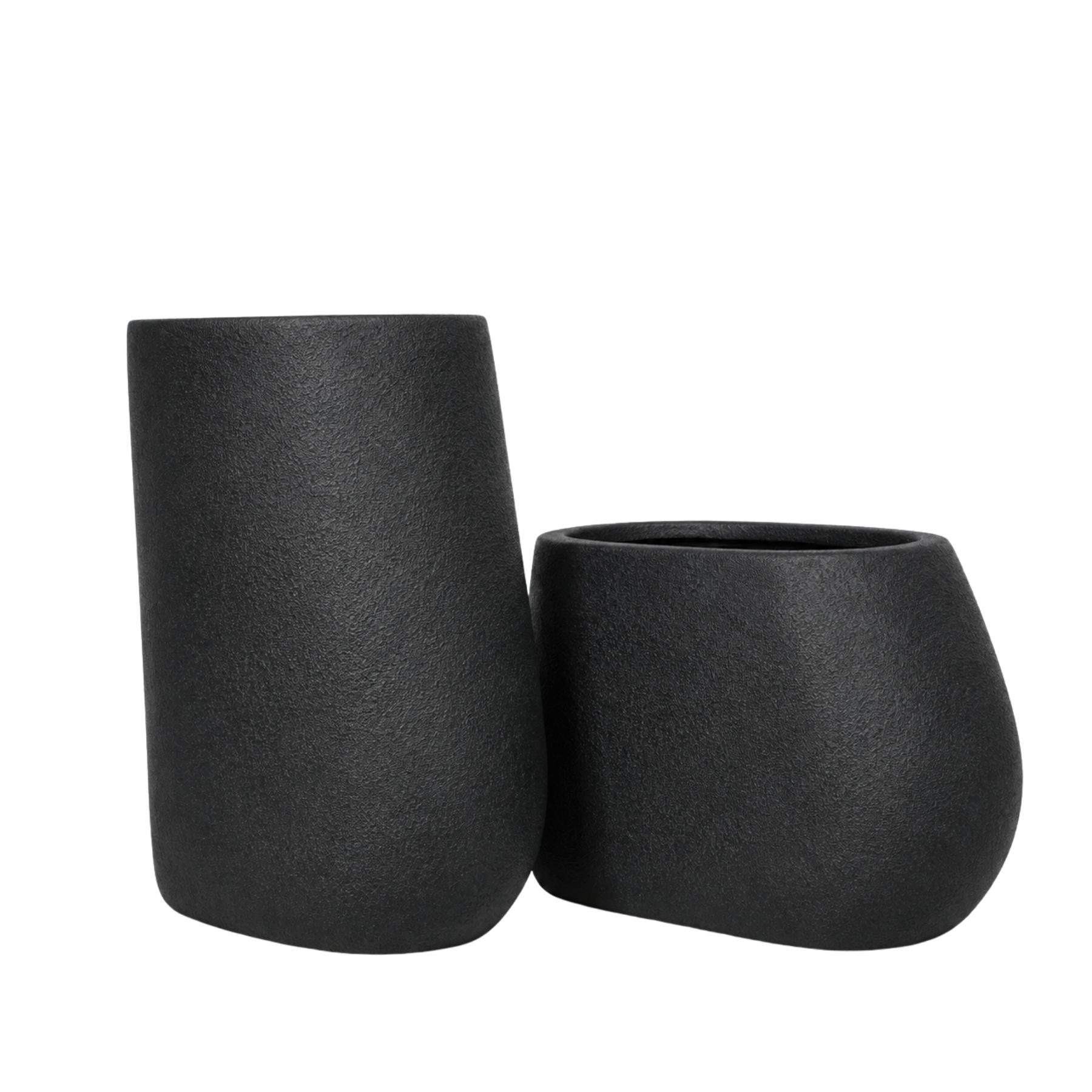 Sway Duo Fiberglass Planter Set
