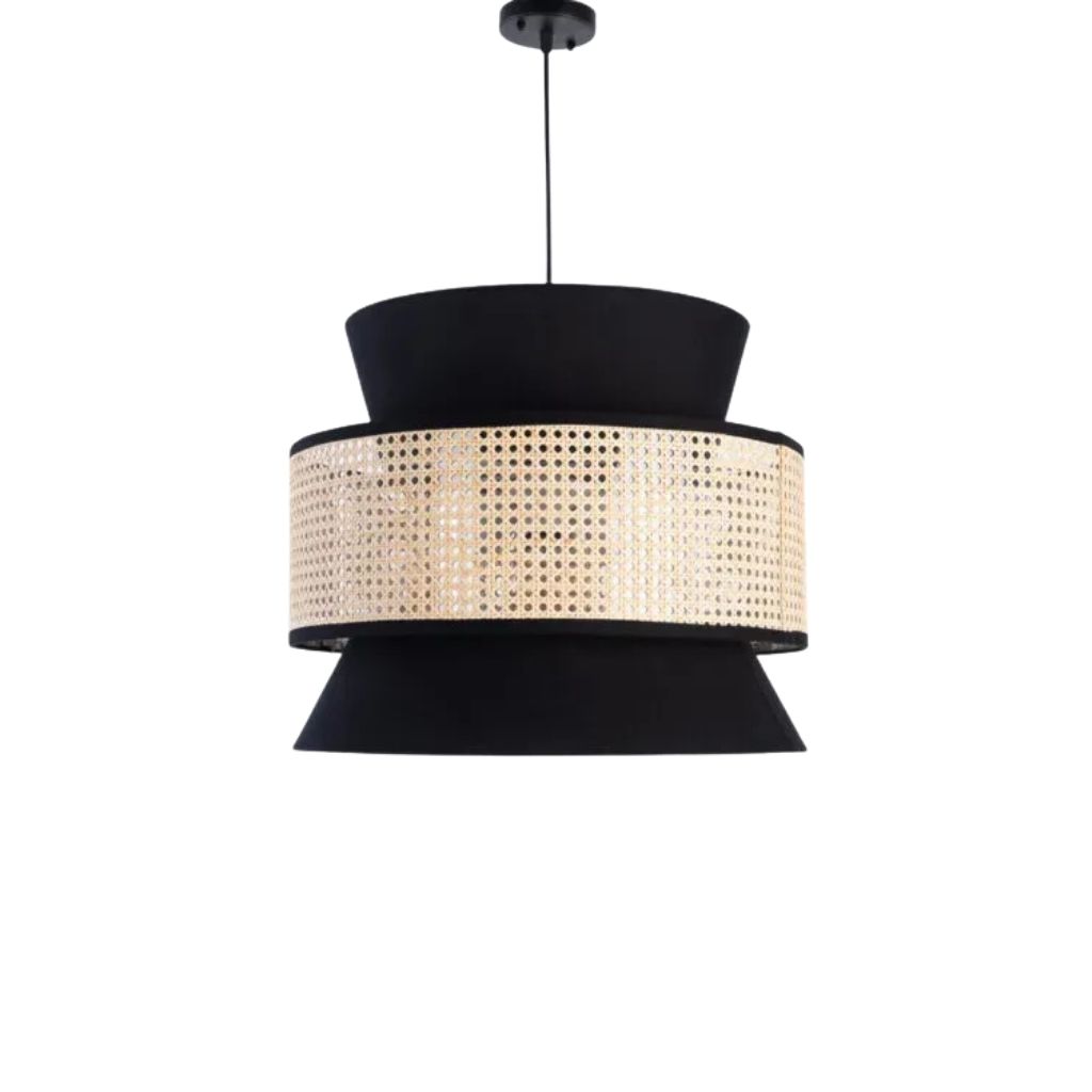 boho rattan pendant lamp BL19
