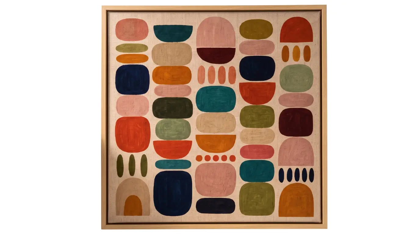 لوحة الأشكال اللونية