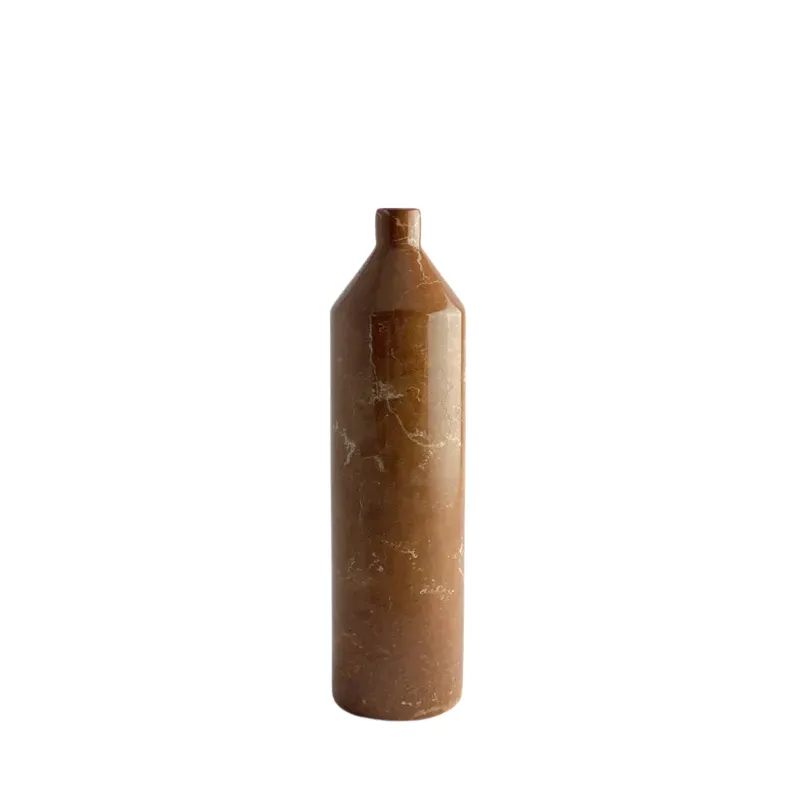 Short Neck Marble Vase Tall