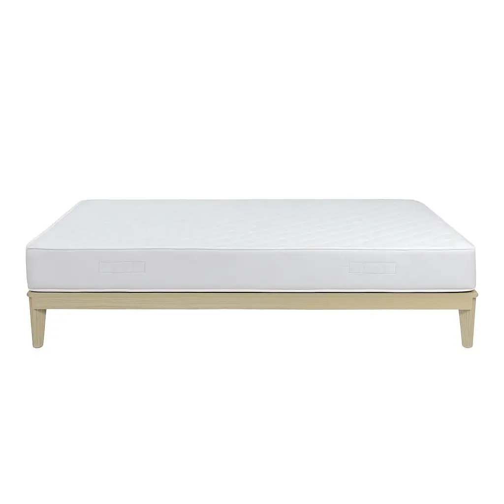 Kye Beech Wood Bed Base With Sleek Legs 35
