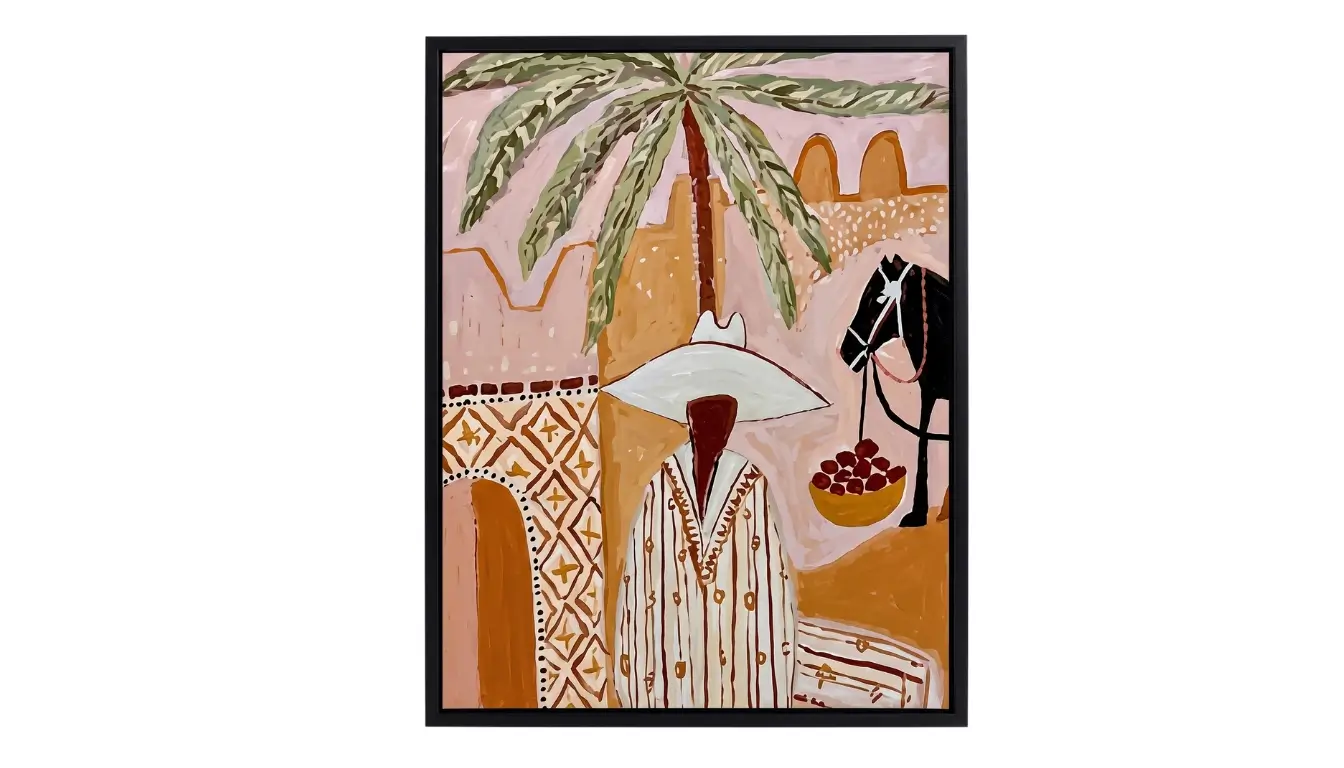 لوحة واحة النخيل