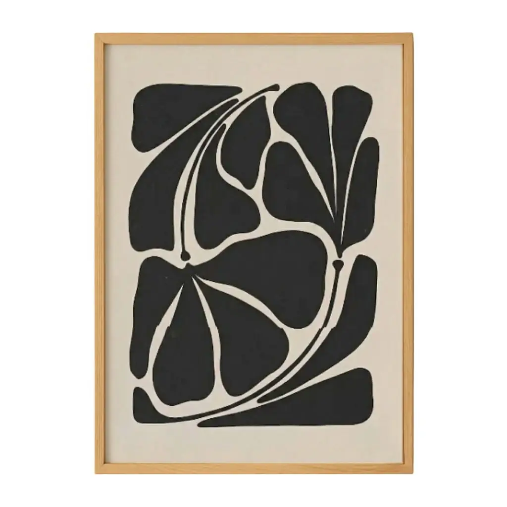 Nabat Abstract Botanical Printed Wall Art 7