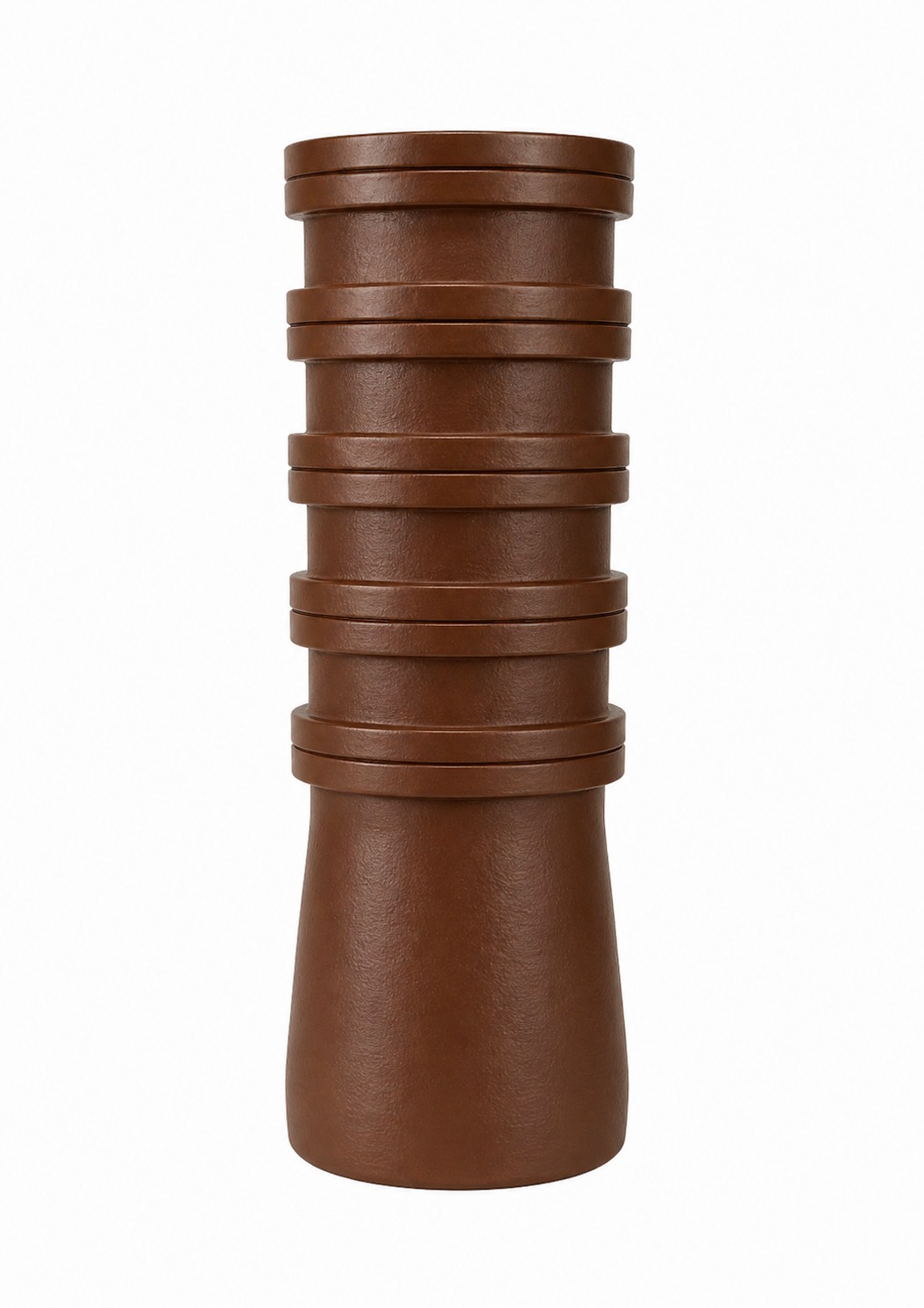 Top-Down Ribbed Vase