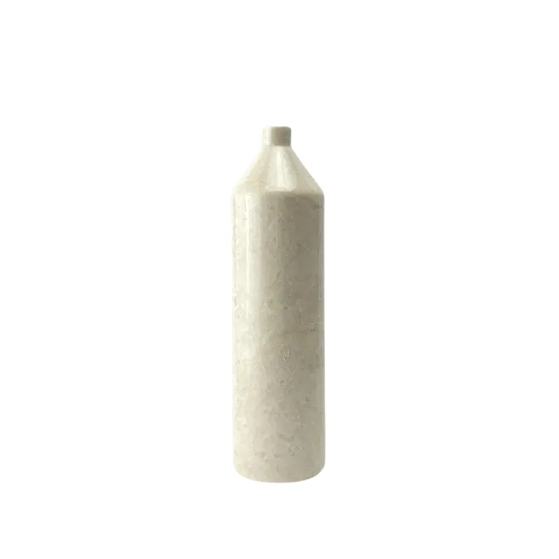 Short Neck Marble Vase Tall