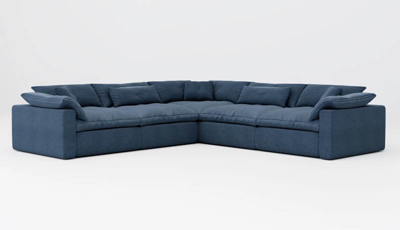 Sink-Down Corner Sofa