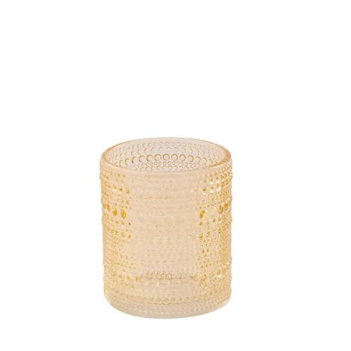 Textured Dotted Glass Jar 9