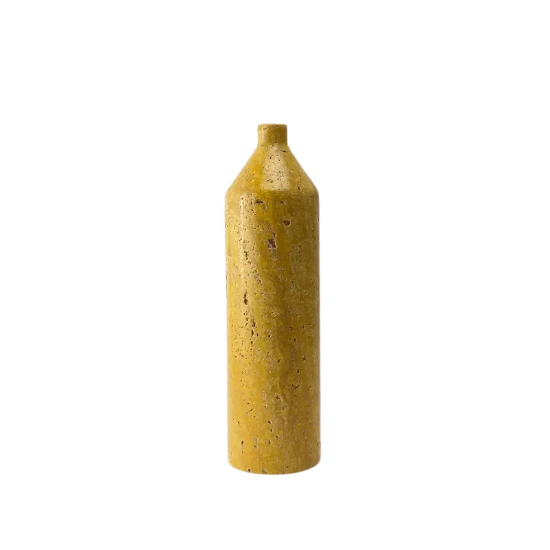 Short Neck Marble Vase Tall