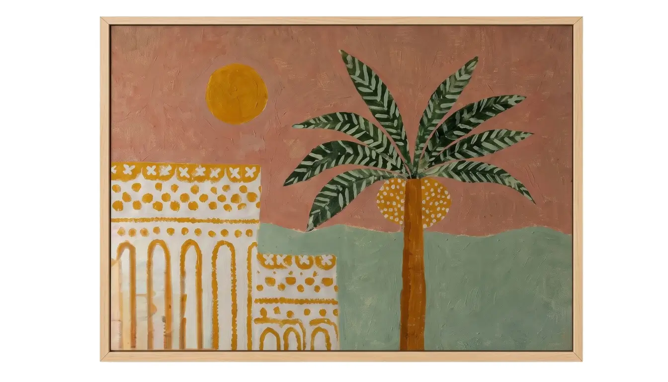 Sun Palm Wall Art