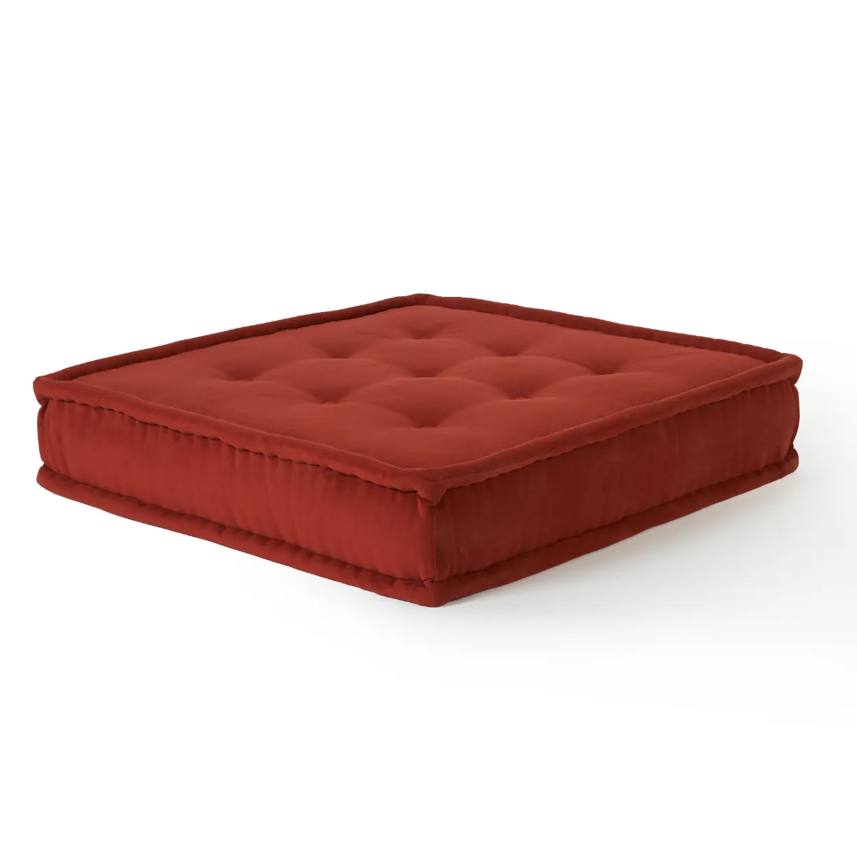 Kenji Ottoman - In Velvet - Square Design 3