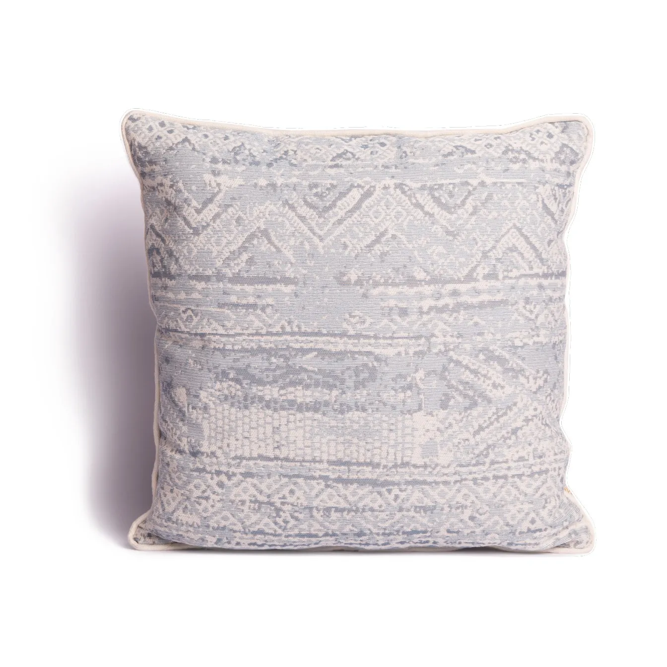 Le Casablanca Cushion (Steel blue x Off-white)