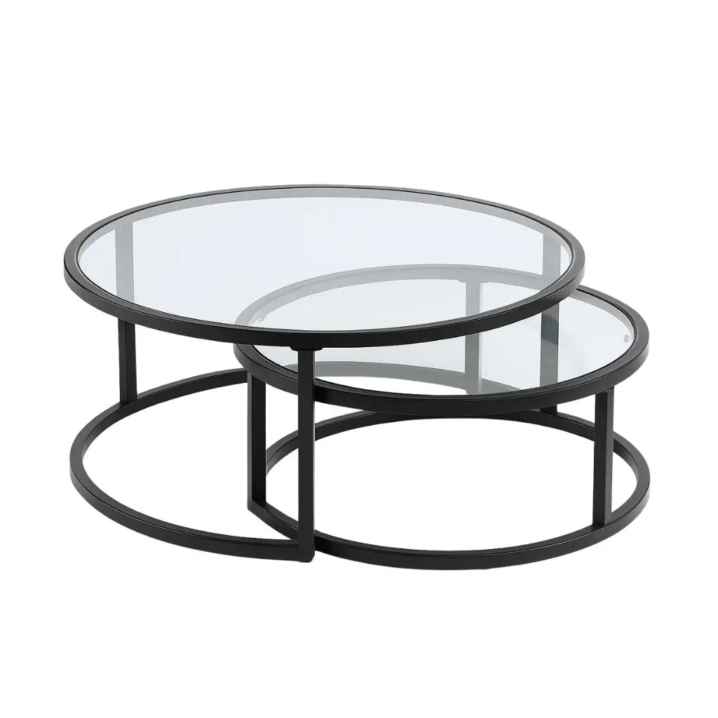 Layalina Round Coffee Table Set - 2 Pieces 1