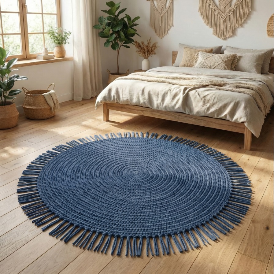 Ivory Oriental Cotton Floormat CL-003