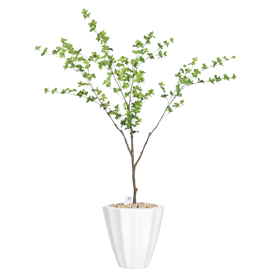 Artificial Maple Tree in Terrazzo Pot