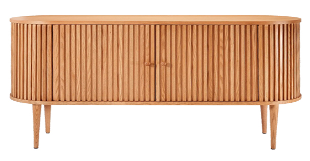 Holly Curved Ribbed Sideboard