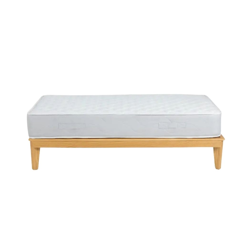Kye Beech Wood Bed Base With Sleek Legs 22